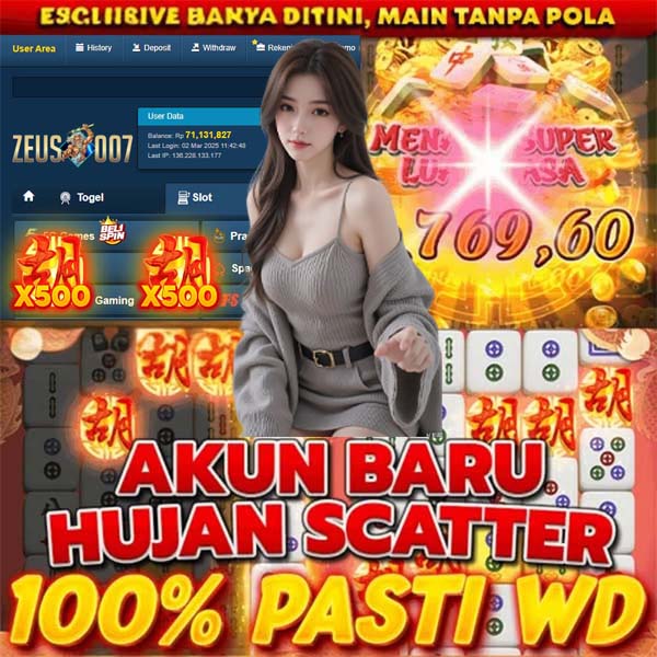 ZEUS007 : Situs Slot Depo 5000 Mudah jackpot Resmi Thailand 2025 